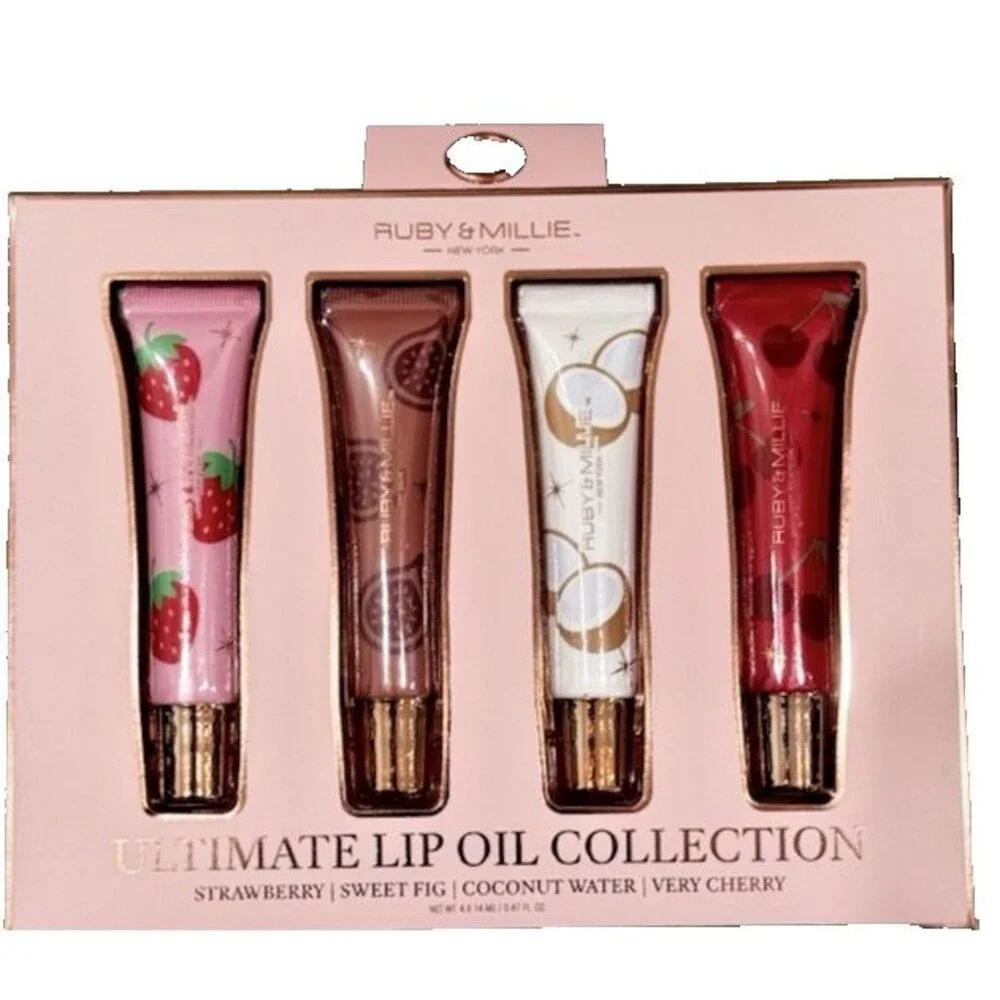 Ruby & Millie Ultimate Lip Oil Collection 4 Pc Set